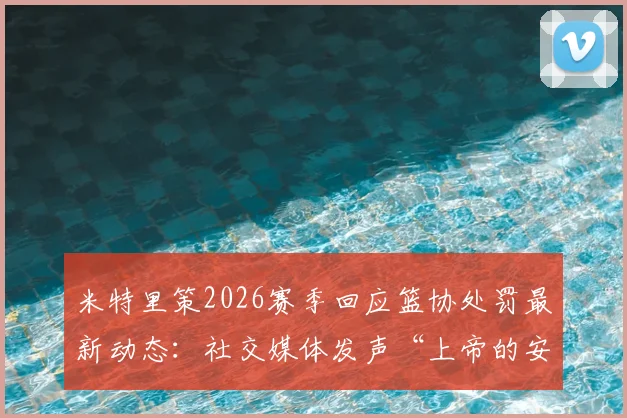 米特里策2026赛季回应篮协处罚最新动态:社交媒体发声“上帝的安排”,未来申诉与职业前景分析